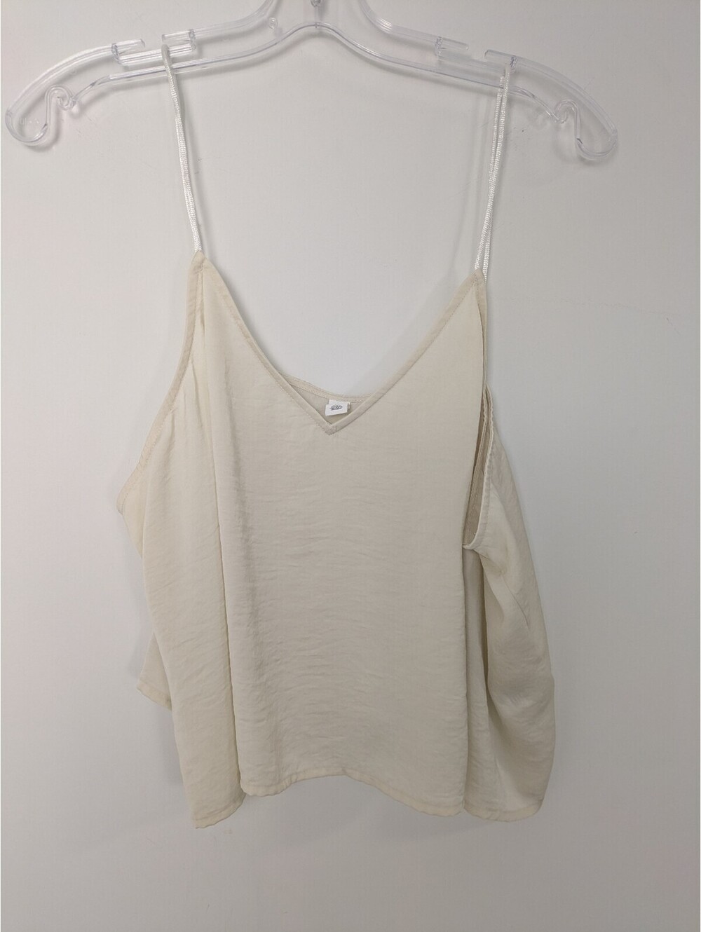 BP Nordstrom Cream Off White V Neck Cami Tank Top Spaghetti Strap Plus Size 1X
